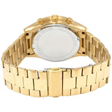  Shop Authentic Michael Kors Slim Runway Chronograph Gold Dial Gold Steel Strap Watch For Men - MK8909 - Luxxuri