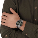  Shop Authentic Michael Kors Layton Chronograph Green Dial Silver Steel Strap Watch For Men - MK8912 - Luxxuri
