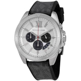  Shop Authentic Michael Kors Brecken Chronograph Silver Dial Grey Leather Strap Watch For Men - MK8922 - Luxxuri
