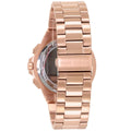 Michael Kors Lennox Chronograph Black Dial Rose Gold Steel Strap Watch For Men - MK8940