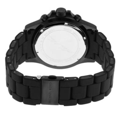  Shop Authentic Michael Kors Everest Chronograph Black Dial Black Silicone Strap Watch For Men - MK8980 - Luxxuri