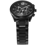  Shop Authentic Michael Kors Langford Chronograph Black Dial Black Steel Strap Watch For Men - MK8993 - Luxxuri