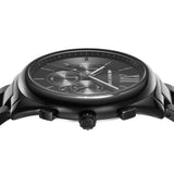  Shop Authentic Michael Kors Langford Chronograph Black Dial Black Steel Strap Watch For Men - MK8993 - Luxxuri