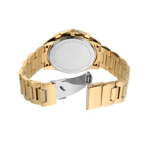  Shop Authentic Michael Kors Janelle Chronograph Gold Dial Gold Steel Strap Watch For Men - MK8995 - Luxxuri