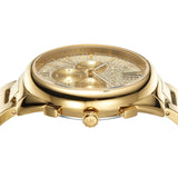  Shop Authentic Michael Kors Janelle Chronograph Gold Dial Gold Steel Strap Watch For Men - MK8995 - Luxxuri
