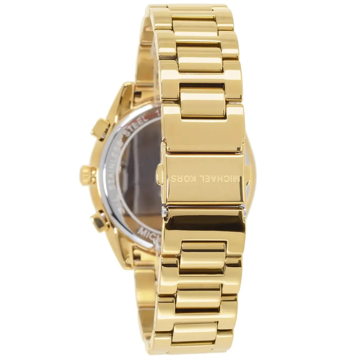  Shop Authentic Michael Kors Janelle Chronograph Gold Dial Gold Steel Strap Watch For Men - MK8995 - Luxxuri