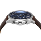  Shop Authentic Michael Kors Sullivan Quartz Blue Dial Brown Leather Strap Watch For Men - MK8996 - Luxxuri