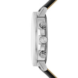  Shop Authentic Michael Kors Sullivan Chronograph Black Dial Black Leather Strap Watch For Men - MK8997 - Luxxuri