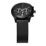  Shop Authentic Michael Kors Slim Runway Chronograph Black Dial Black Mesh Bracelet Watch For Men - MK9060 - Luxxuri