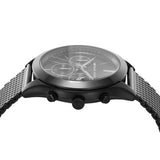  Shop Authentic Michael Kors Slim Runway Chronograph Black Dial Black Mesh Bracelet Watch For Men - MK9060 - Luxxuri