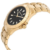  Shop Authentic Michael Kors Everest Three-Hand Black Dial Gold Steel Strap Watch For Men - MK9078 - Luxxuri