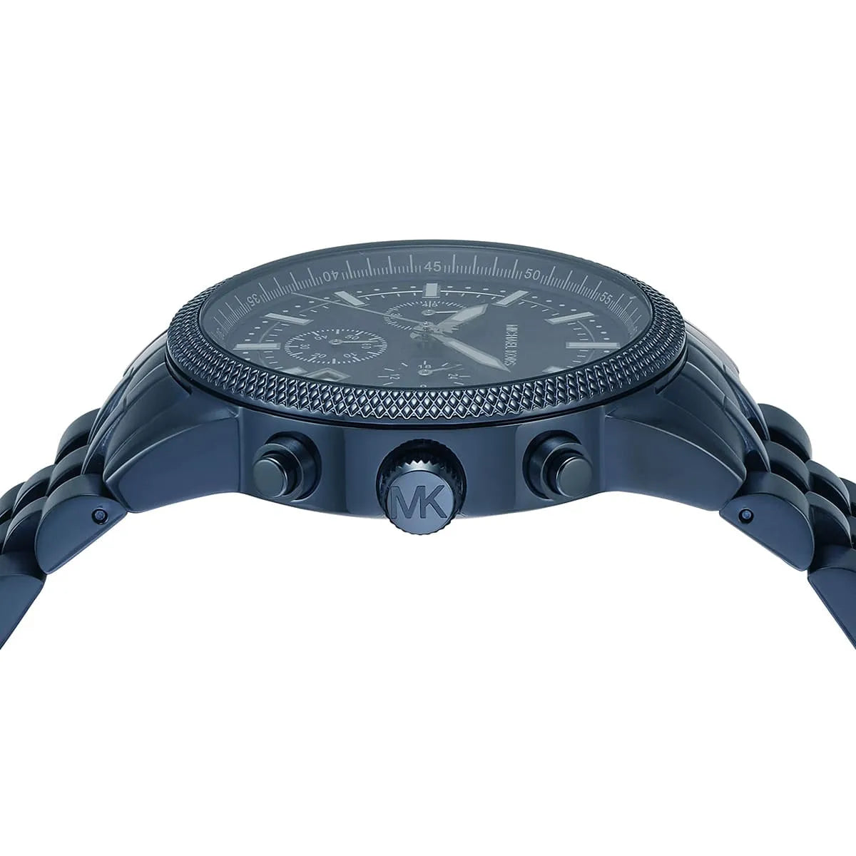  Shop Authentic Michael Kors Hutton Chronograph Blue Dial Blue Steel Strap Watch For Men - MK9088 - Luxxuri
