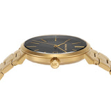  Shop Authentic Michael Kors Blake Quartz Black Dial Gold Steel Strap Watch for Men - MK9136 - Luxxuri