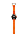  Shop Authentic Michael Kors Maritime Three-Hand Analog Black Dial Orange Silicone Strap Watch for Men - MK9157 - Luxxuri