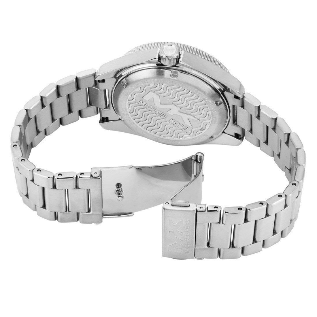  Shop Authentic Michael Kors Maritime Three-Hand Blue Dial Silver Steel Strap Watch for Men - MK9160 - Luxxuri