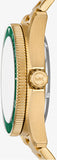  Shop Authentic Michael Kors Maritime Analog Green Dial Gold Steel Strap Watch for Men - MK9162 - Luxxuri