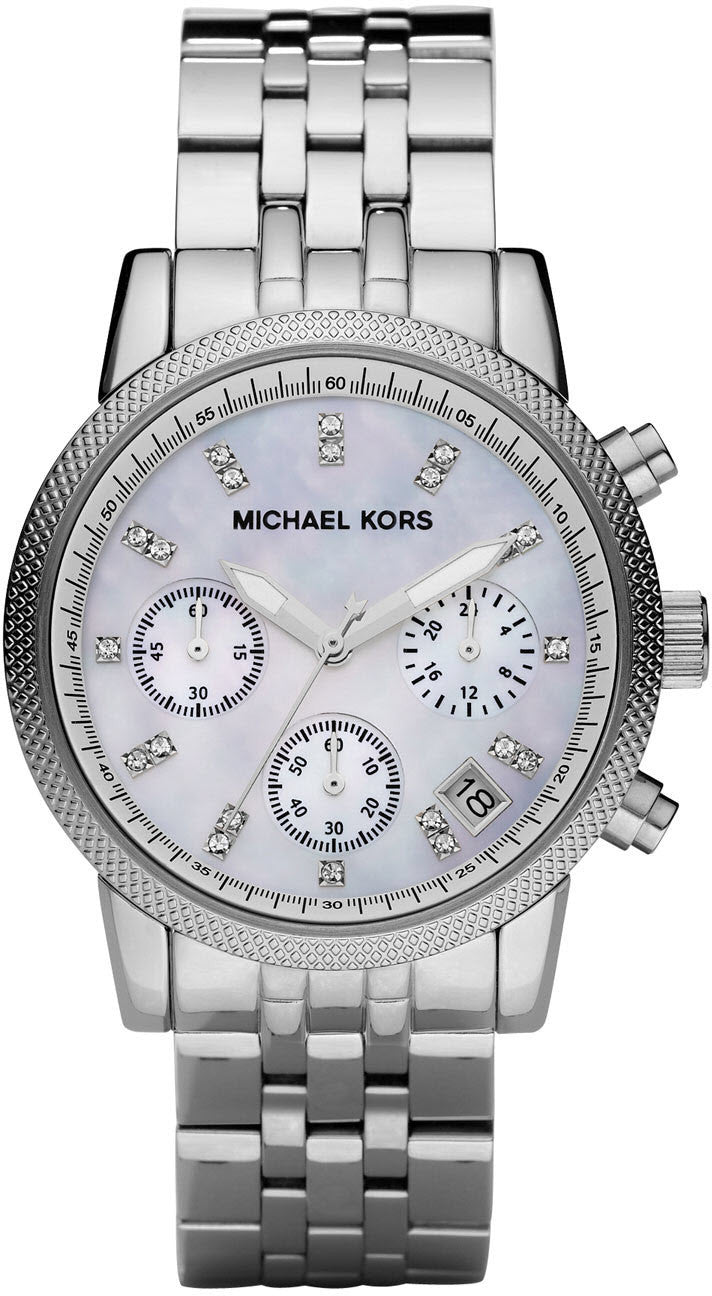  Shop Authentic Michael Kors Ritz White Dial Silver Stainless Steel Strap Watch for Women - MK5020 - Luxxuri