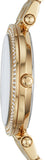  Shop Authentic Michael Kors Mini Darci Quartz Black Dial Gold Steel Strap Watch For Women - MK3738 - Luxxuri