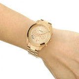  Shop Authentic Fossil Boyfriend Multifunction Rose Gold Dial Rose Gold Steel Strap Watch for Women - ES3885 - Luxxuri