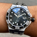  Shop Authentic Maurice Lacroix Aikon Venturer Black Dial Silver Steel Strap Watch for Men - AI6058-SS002-330-1 - Luxxuri