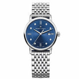  Shop Authentic Maurice Lacroix Eliros Diamonds Blue Dial Silver Steel Strap Watch For Women - EL1094-SS002-450-1 - Luxxuri