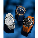  Shop Authentic Maurice Lacroix Pontos Divers Limited Edition Blue Dial Blue Leather Strap Watch For Men - PT6248-BRZ0B-430-4 - Luxxuri