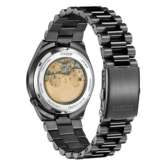  Shop Authentic Citizen Tsuyosa Automatic Camouflage Black Dial Black Steel Strap Watch For Men - NJ0155-87E - Luxxuri