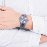  Shop Authentic Armani Exchange Cayde Analog Blue Dial Blue Steel Strap Watch For Men - AX2702 - Luxxuri
