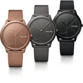  Shop Authentic Calvin Klein Minimal Quartz Pink Gold Dial Pink Gold Mesh Bracelet Watch for Men - K3M11TFK - Luxxuri