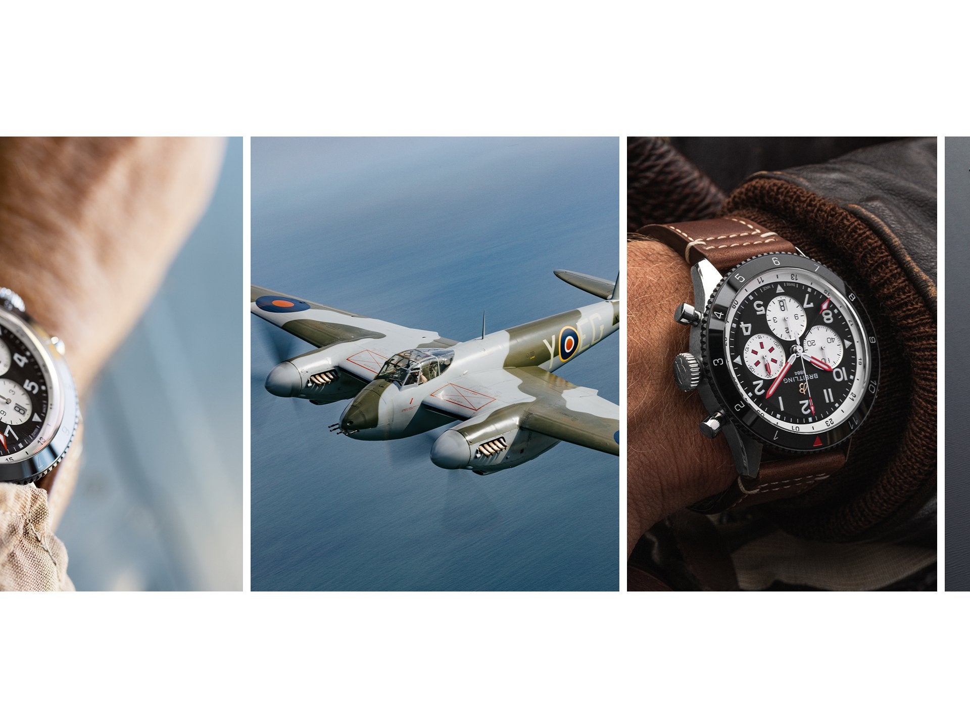  Shop Authentic Breitling Super Avi B04 Chronograph GMT 46 Mosquito Black Dial Brown Leather Strap Watch for Men - YB04451A1B1X1 - Luxxuri