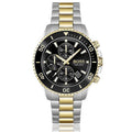  Shop Authentic Hugo Boss Admiral Black Dial Two Tone Steel Strap Watch for Men - 1513908 - Luxxuri