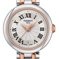  Shop Authentic Tissot Bellissima Lady Small Mother of Pearl Dial Two Tone Steel Strap Watch For Women - T126.010.22.013.01 - Luxxuri