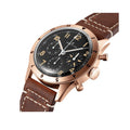  Shop Authentic Breitling Avi 1953 Edition Black Dial Brown Leather Strap Watch for Men - RB0920131B1X1 - Luxxuri