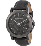  Shop Authentic Burberry The City Black Dial Black Leather Strap Watch for Men - BU9364 - Luxxuri