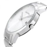  Shop Authentic Calvin Klein City Chronograph White Dial Silver Steel Strap Watch for Men - K2G2G14X - Luxxuri