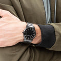  Shop Authentic Calvin Klein City Quartz Black Dial Black Steel Strap Watch for Men - K2G2G4B1 - Luxxuri