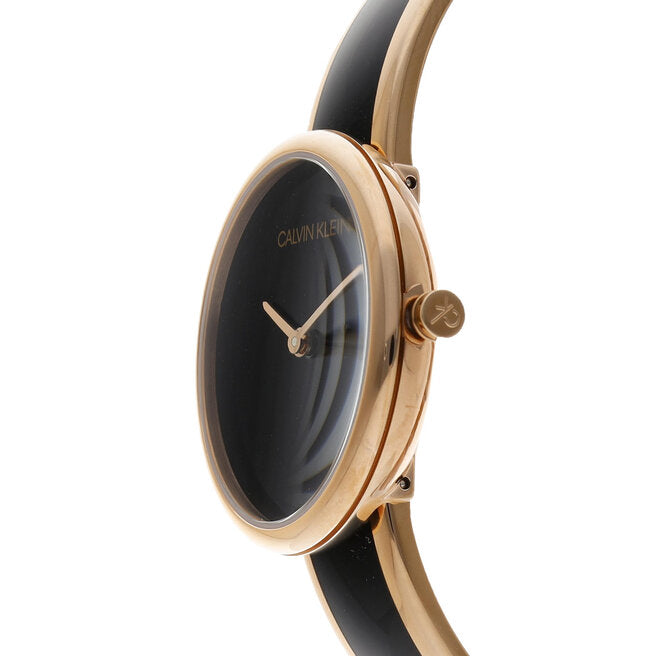  Shop Authentic Calvin Klein Seduce Black Dial Two Tone Steel Strap Watch for Women - K4E2N611 - Luxxuri