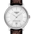  Shop Authentic Tissot T-Classic Powermatic 80 Silver Dial Brown Leather Strap Watch For Men - T122.407.16.031.00 - Luxxuri