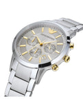  Shop Authentic Emporio Armani Quartz Grey Dial Silver Steel Strap Watch For Men - AR11047 - Luxxuri