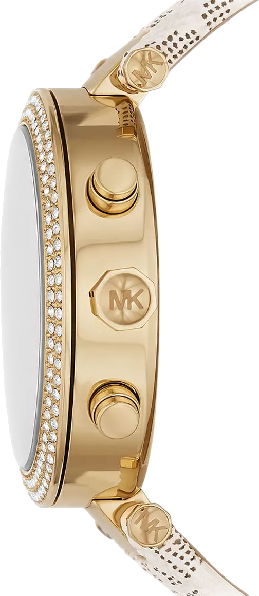  Shop Authentic Michael Kors Parker Chronograph White Dial White Leather Strap Watch For Women - MK6916 - Luxxuri