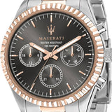  Shop Authentic Maserati Competizione Analog Black Dial Two Tone Stainless Steel Strap Watch For Men - R8853100020 - Luxxuri