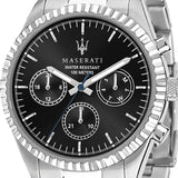  Shop Authentic Maserati Competizione Chronograph Quartz Black Dial Watch For Men - R8853100023 - Luxxuri