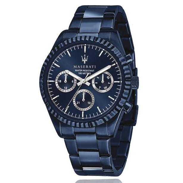  Shop Authentic Maserati Blue Edition Collection 43m Blue Dial Stainless Steel Watch For Men - R8853100025 - Luxxuri