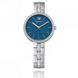  Shop Authentic Swarovski Cosmopolitan Blue Dial Silver Steel Strap Watch for Women - 5517790 - Luxxuri