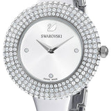  Shop Authentic Swarovski Crystal Rose Silver Dial Silver Steel Strap Watch for Women - 5483853 - Luxxuri