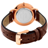  Shop Authentic Daniel Wellington Petite St Mawes Black Dial Brown Leather Strap Watch For Women - DW00100169 - Luxxuri