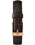  Shop Authentic Daniel Wellington Classic Petite York Black Dial Brown Leather Strap Watch For Women - DW00100226 - Luxxuri