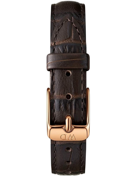  Shop Authentic Daniel Wellington Classic Petite York Black Dial Brown Leather Strap Watch For Women - DW00100226 - Luxxuri
