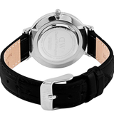  Shop Authentic Daniel Wellington Classic Petite Reading Black Dial Black Leather Strap Watch For Women - DW00100235 - Luxxuri
