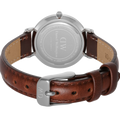  Shop Authentic Daniel Wellington Classic Petite St Mawes Black Dial Brown Leather Strap Watch For Women - DW00100237 - Luxxuri